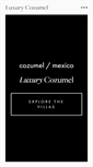 Mobile Screenshot of luxurycozumel.com